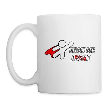 Heroine of work office workmate part-time - Mug - white - Left