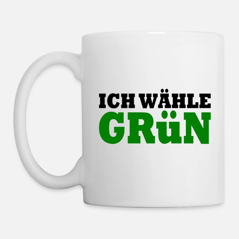 Die grünen - Tasse - Weiß