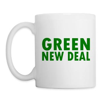 Green new deal - Tasse - Weiß - Links