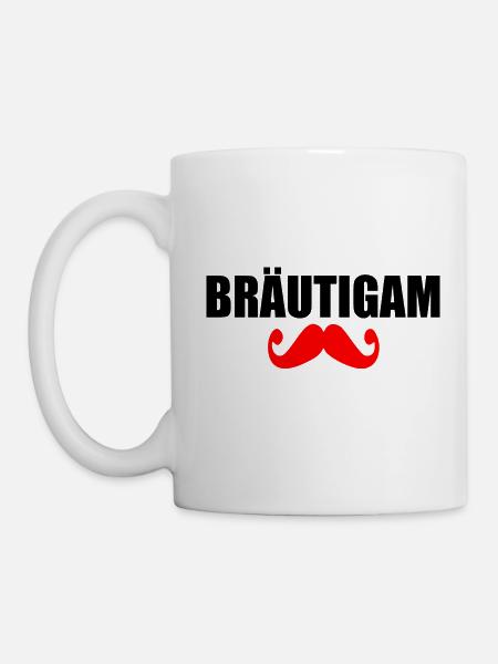 bräutigam - Tasse - Weiß