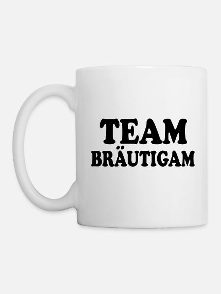 Team bräutigam - Tasse - Weiß