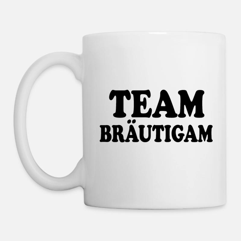 Team bräutigam - Tasse - Weiß