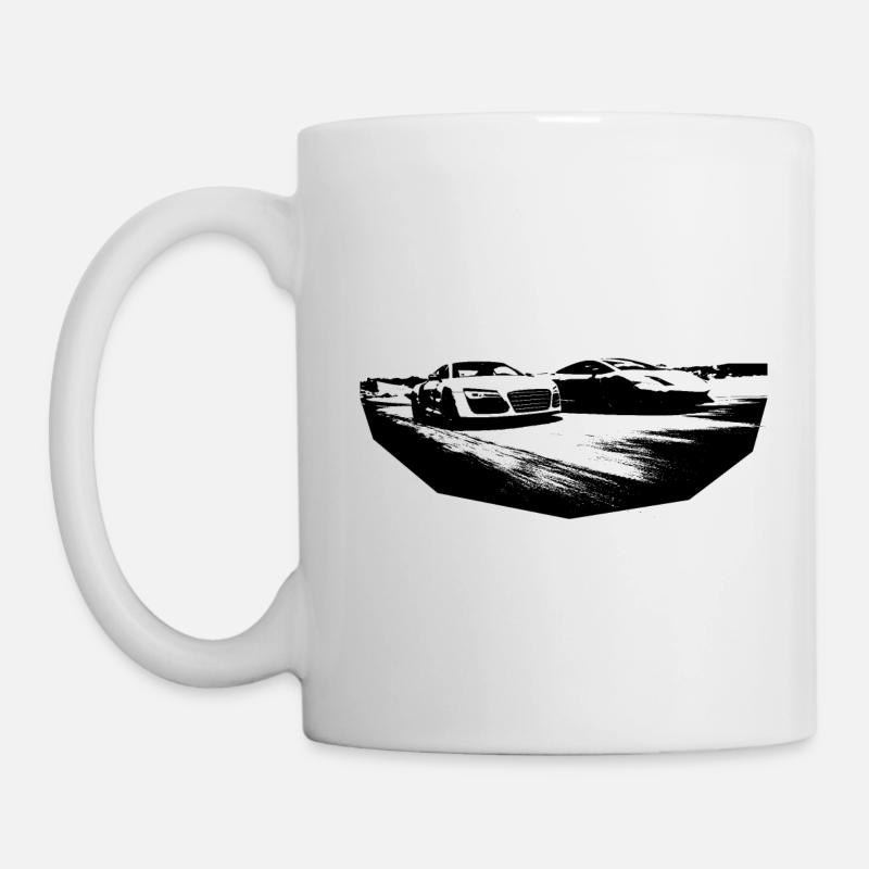Supersportwagen - Tasse - Weiß
