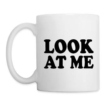 Look at me - Tasse - Weiß - Links
