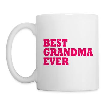 Best grandma ever - Mug - white - Left