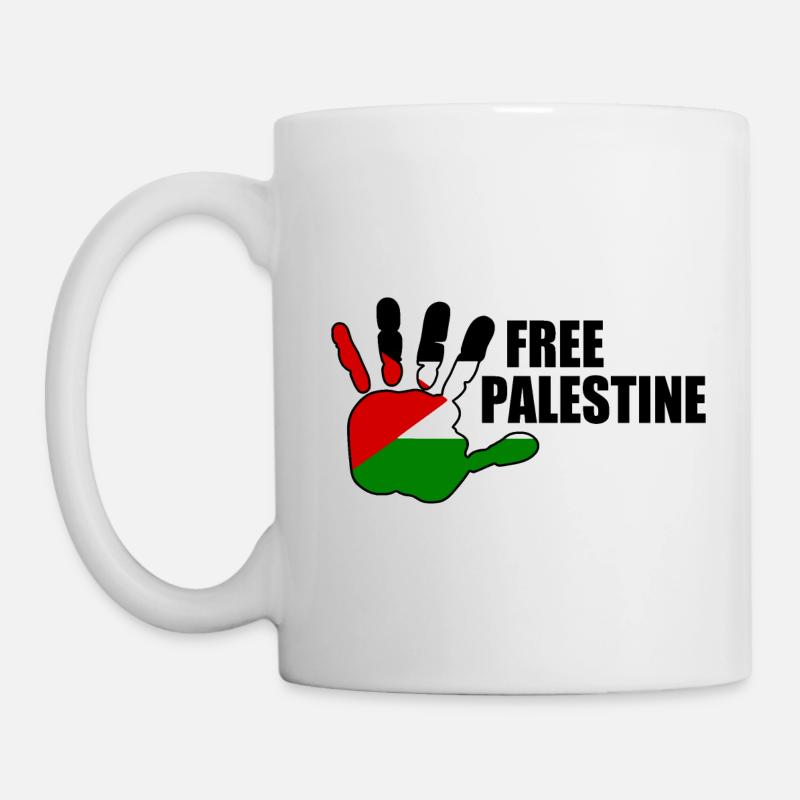 Free palestine - Mug - white