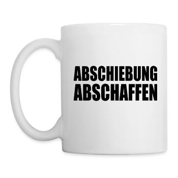 abschiebung abschaffen - Tasse - Weiß - Links