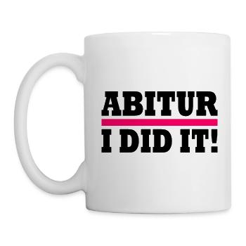 Abitur - Tasse - Weiß - Links