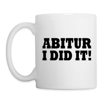 Abitur - Tasse - Weiß - Links