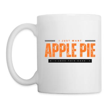 I want apple pie - Mug - white - Left