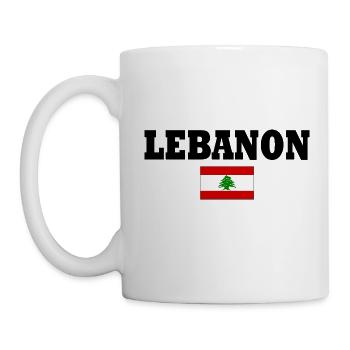 Libanon - Tasse - Weiß - Links