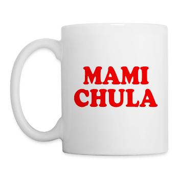 Mami chula - Tasse - Weiß - Links