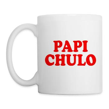 Papi chulo - Tasse - Weiß - Links