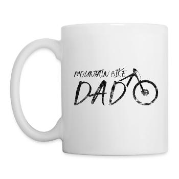 Mountain Bike Dad Father Daddy Father's Day - Mug - white - Left
