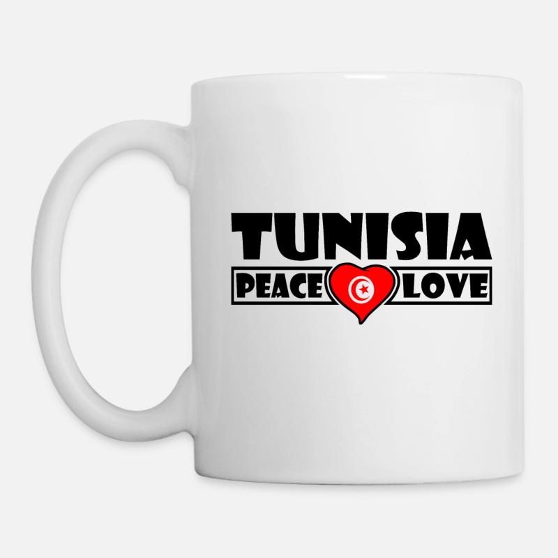 Tunisie - Mug blanc - blanc