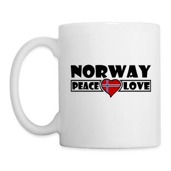 Norvège - Mug blanc - blanc - Gauche