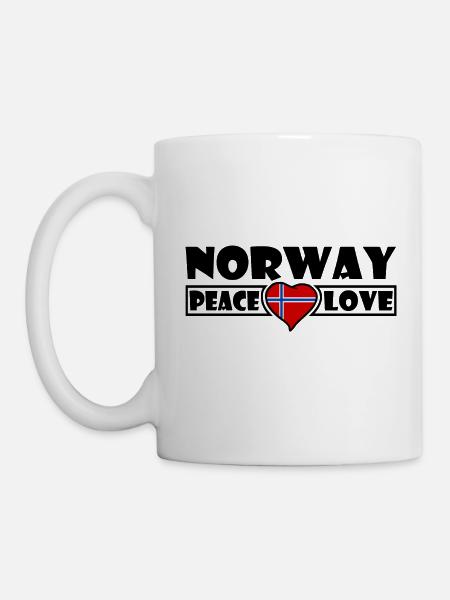 Norwegen - Tasse - Weiß