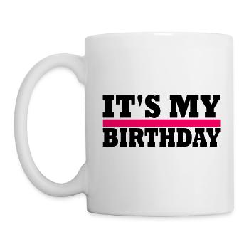 anniversaire - Mug blanc - blanc - Gauche