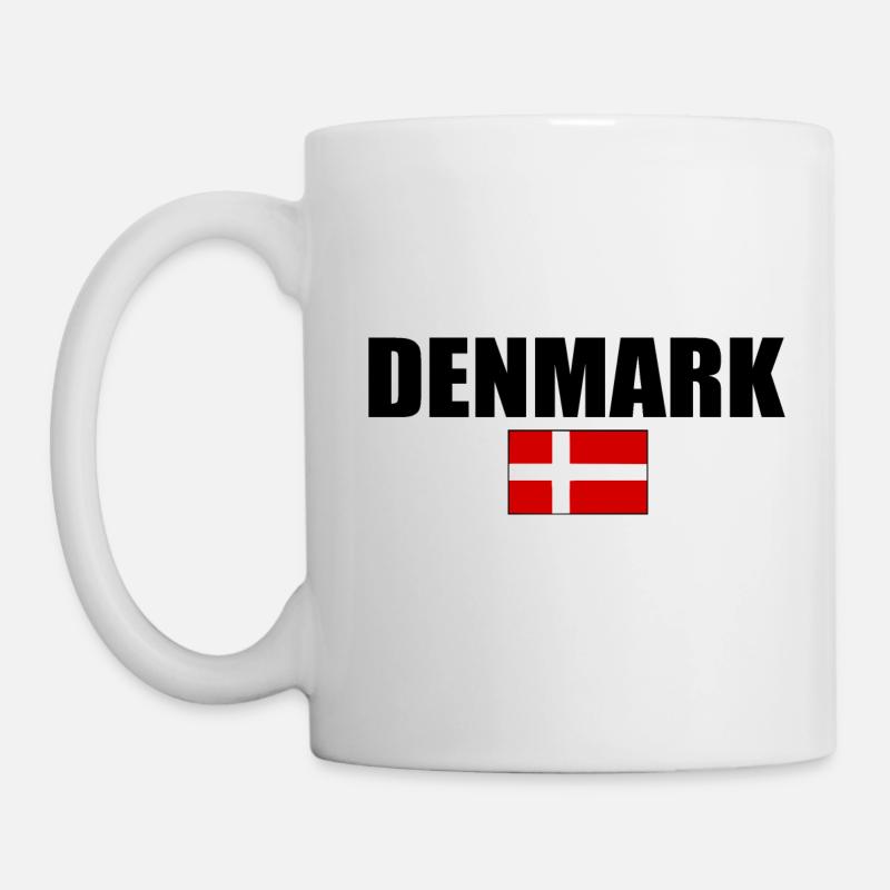 Danemark - Mug blanc - blanc