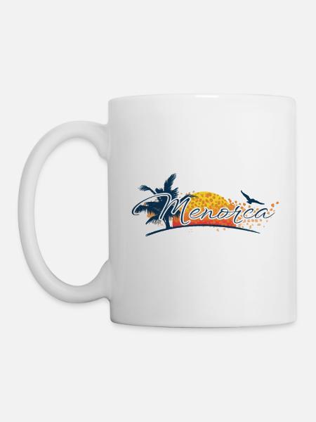 Menorca 2023 - Balearen - Spanien - Tasse - Weiß