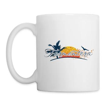 Formentera 2023 - Balearen - Spanien - Tasse - Weiß - Links