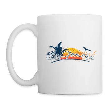 La Gomera 2023 - Kanaren - Spanien - Tasse - Weiß - Links