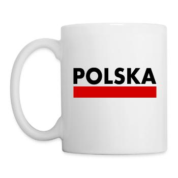 POLEN POLNISCHE FLAGGE - Tasse - Weiß - Links