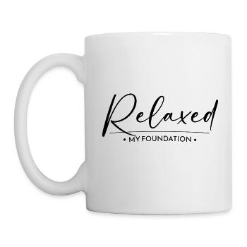 Entspannung - Entspannt sein - Mindset - Tasse - Weiß - Links