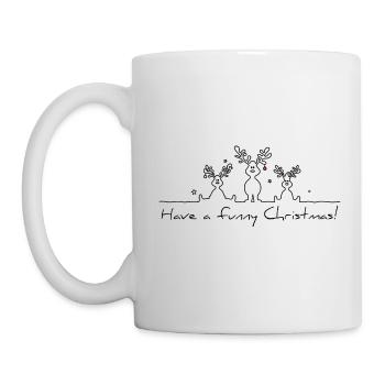 Christmas Rudolf Elch - Reindeer Group - Mug - white - Left