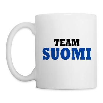 Team suomi - Tasse - Weiß - Links