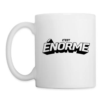 C'est énorme - mème - Mug blanc - blanc - Gauche