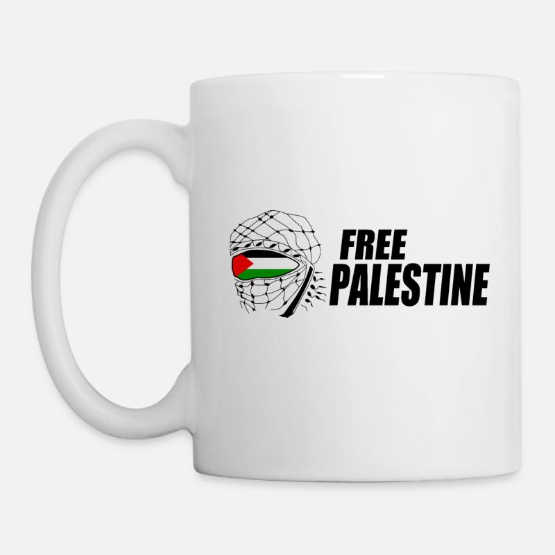 Free palestine - Mug blanc - blanc