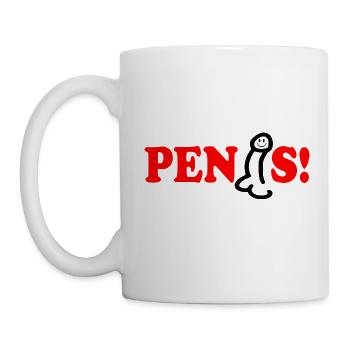 Penis - Mug - white - Left