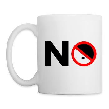 Gegen rechts - no - Tasse - Weiß - Links