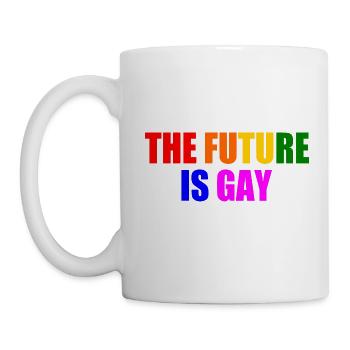 L’avenir est gay - Mug blanc - blanc - Gauche