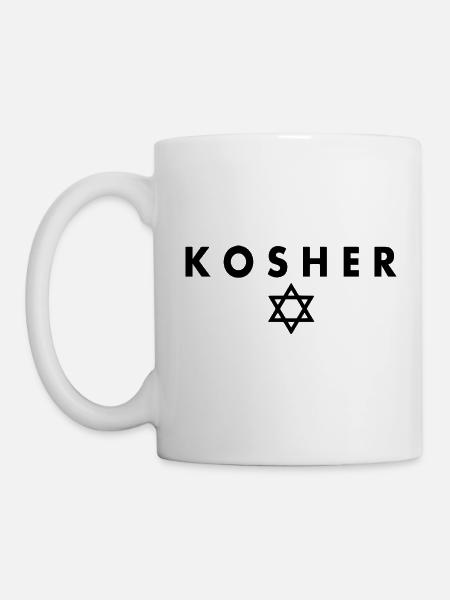 Kosher - Tasse - Weiß
