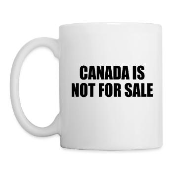 canada is not for sale - Mug - white - Left
