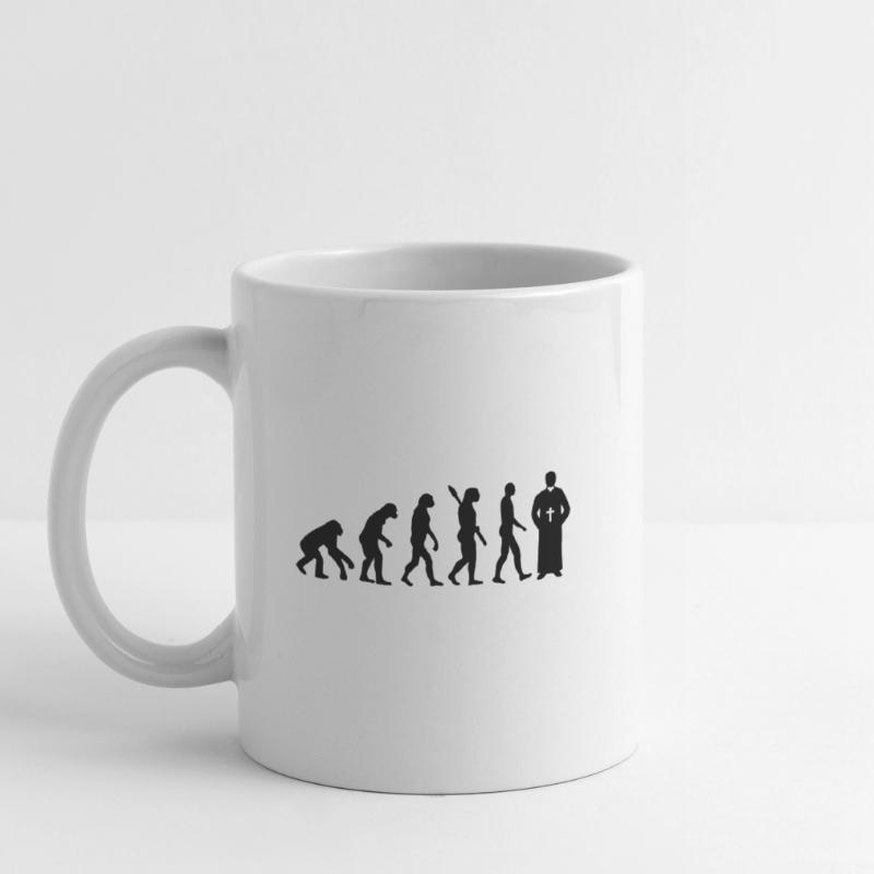 Évolution Pasteur Mug blanc
