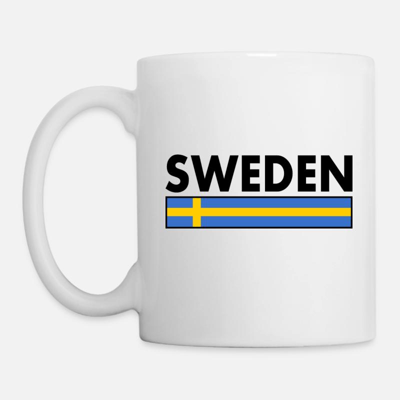 Suède - Mug blanc - blanc