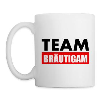 Team bräutigam - Tasse - Weiß - Links