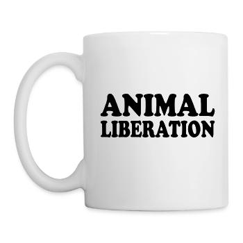 Animal liberation - Mug - white - Left