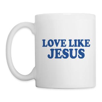 Love like jesus - Mug blanc - blanc - Gauche