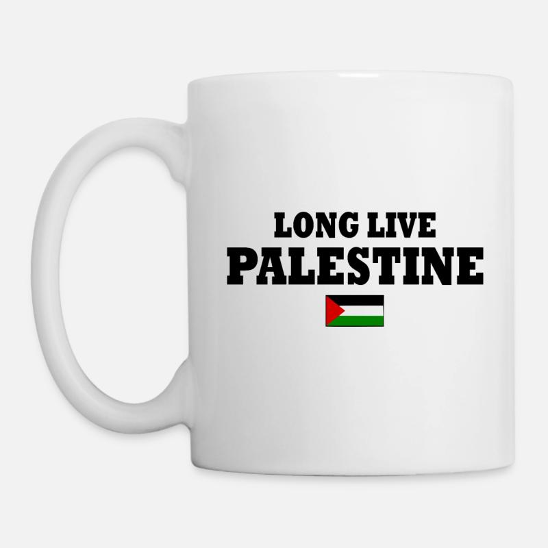 Long live palestine - Mug - white