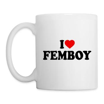 I love femboy - Tasse - Weiß - Links