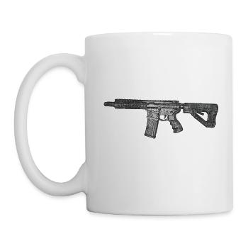 M4 - Dessin - Mug blanc - blanc - Gauche