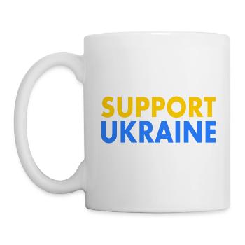 Support ukraine - Tasse - Weiß - Links