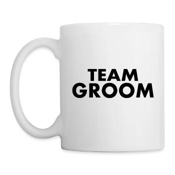 Team groom - Mug - white - Left