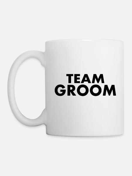 Team groom - Tasse - Weiß