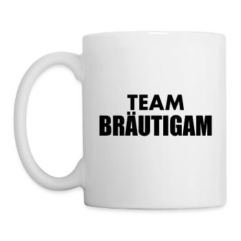 Team bräutigam - Tasse - Weiß - Links