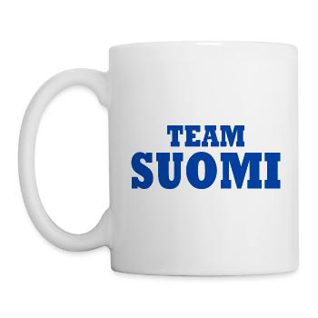 Team suomi - Tasse - Weiß - Links